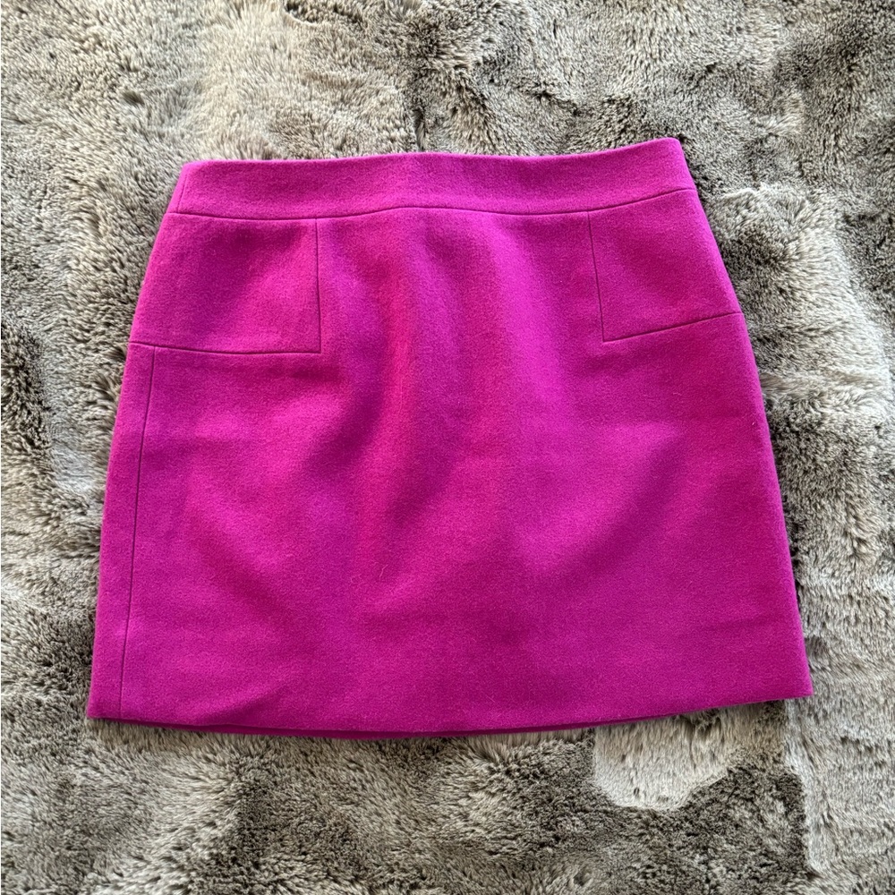 Magenta J.Crew Mini Skirt
